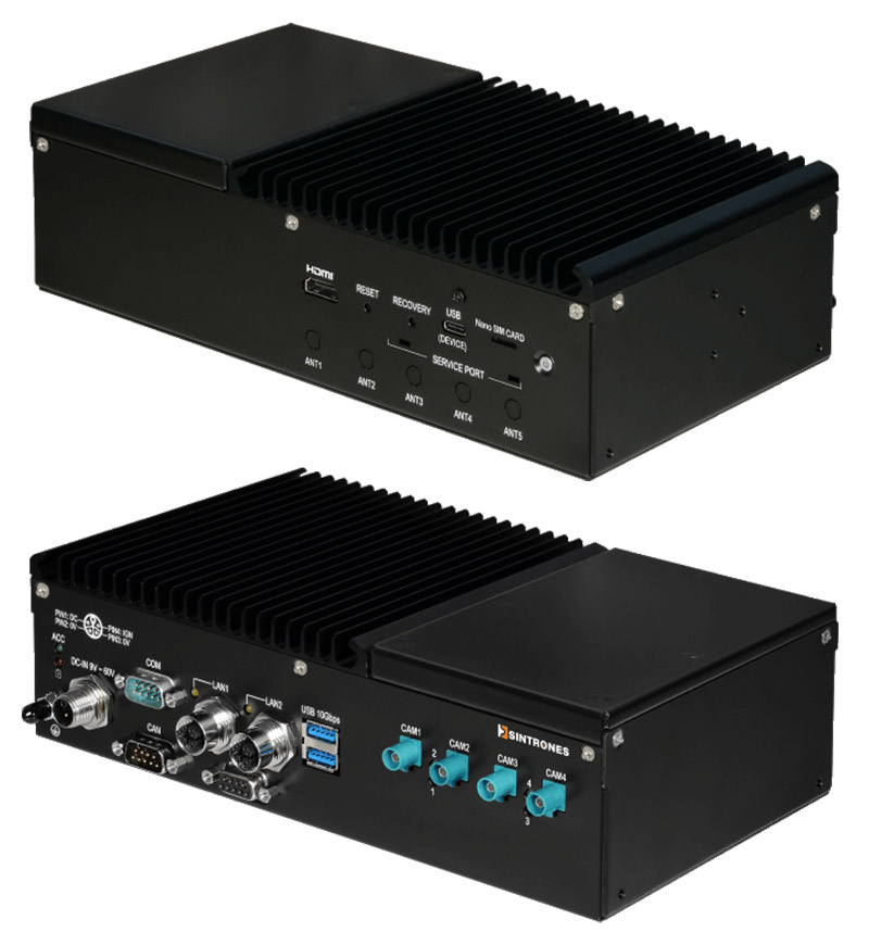 Sintrones IBOX-601-M12X-01-ONX16-S05 (NVIDIA Jetson Orin NX Fanless Edge AI, <b>16GB, 480GB SSD</B>)